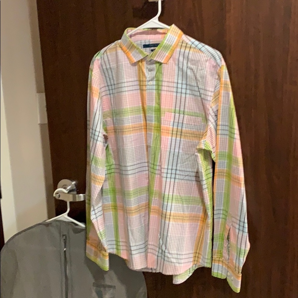 Long sleeve plaid button up